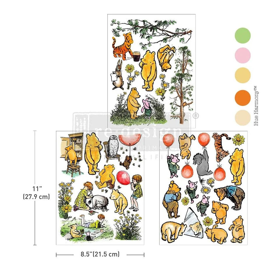 Re-Design with Prima Mapleberry Glen 8,5x11 Inch Middy Transfers (3pcs) (681852)