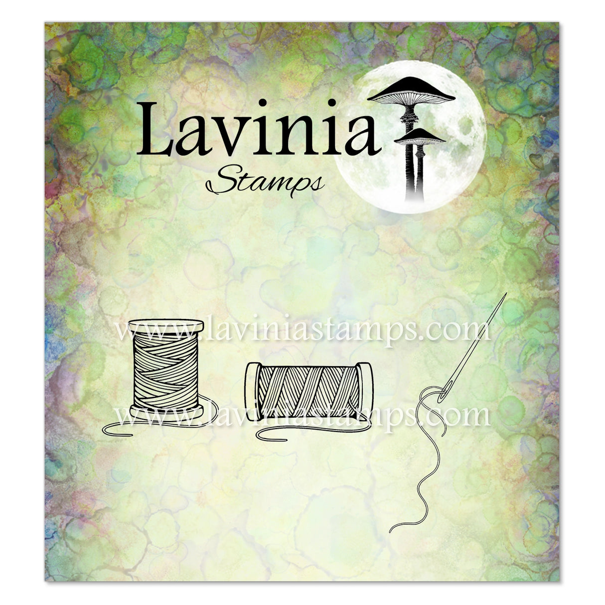 Lavinia Stamps Reels & Needle Stamp LAV1060