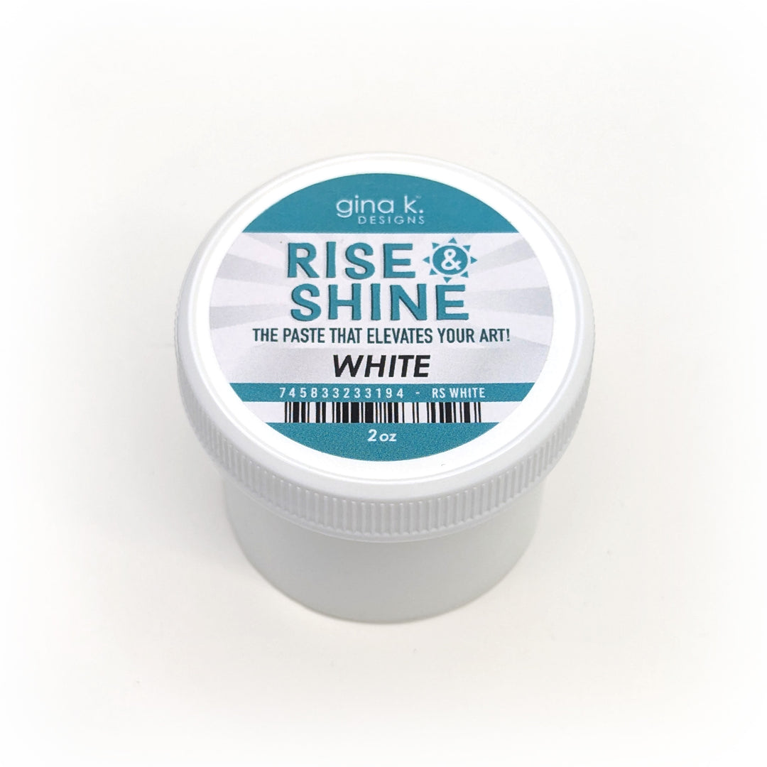 Gina K Design TOOL- Rise and Shine Stencil Paste- White