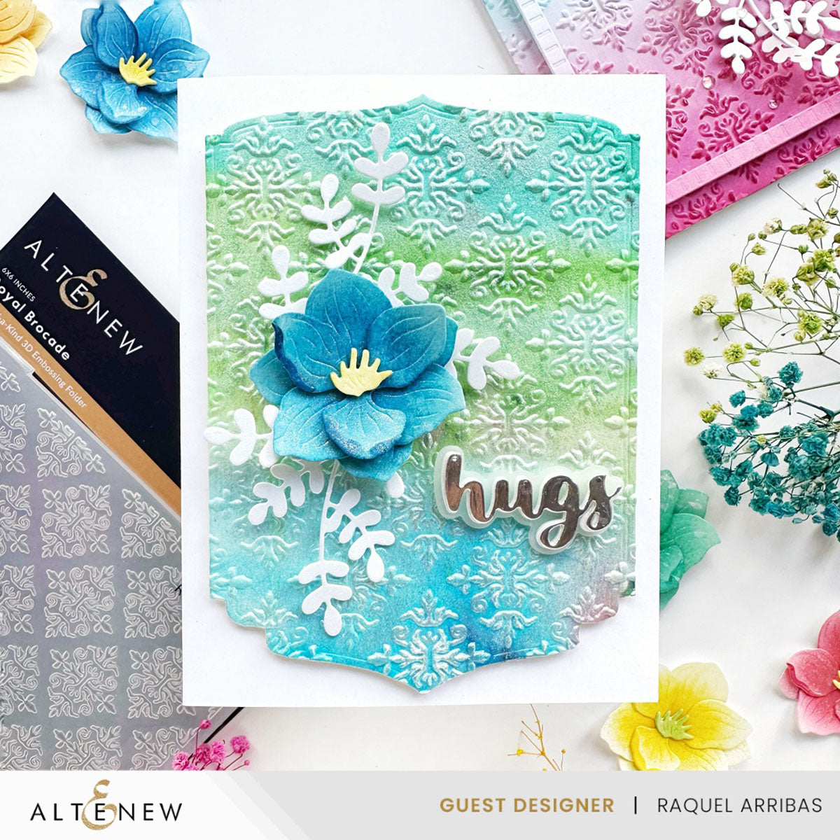 Altenew Royal Brocade 3D Embossing Folder