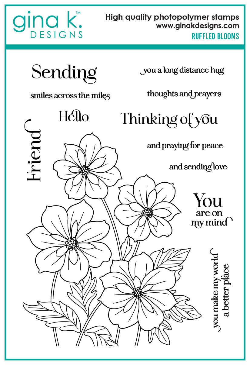 Gina K Designs BUNDLE- Ruffled Blooms