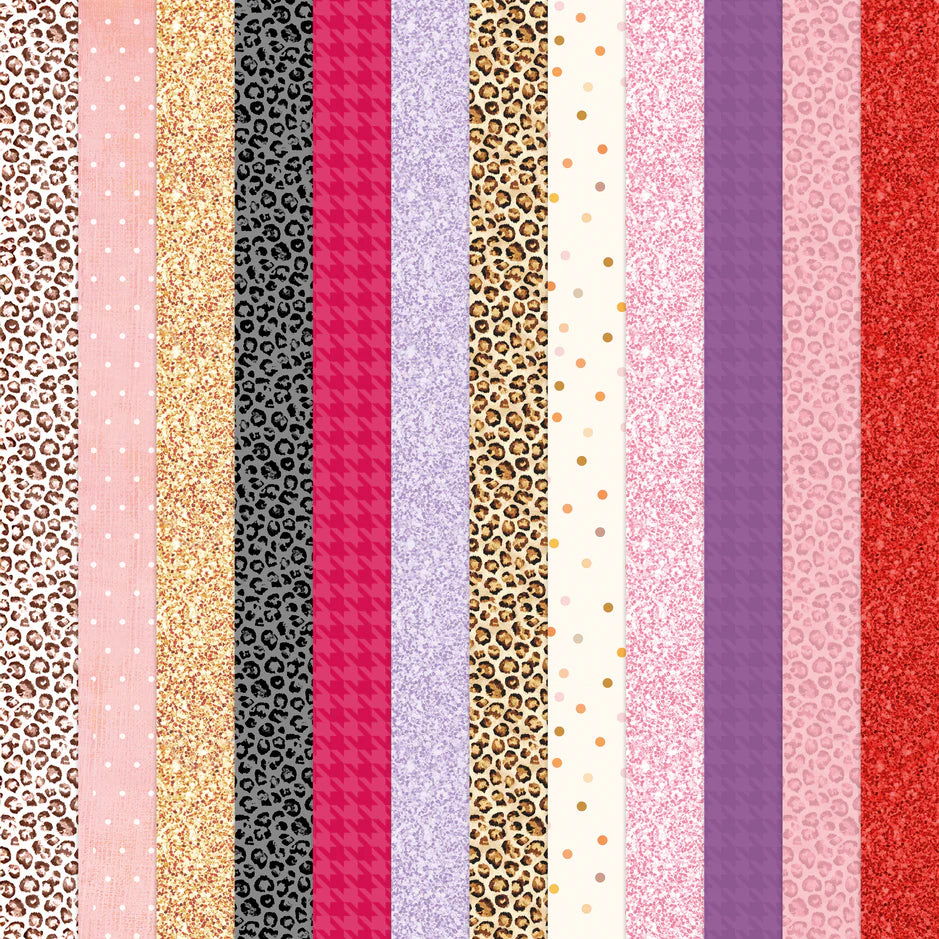 Katy Sue Designs Runway Ready Printed Cardstock, 24 sheets
