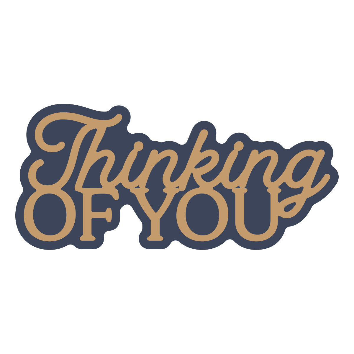 Spellbinders Layered Thinking of You Etched Dies