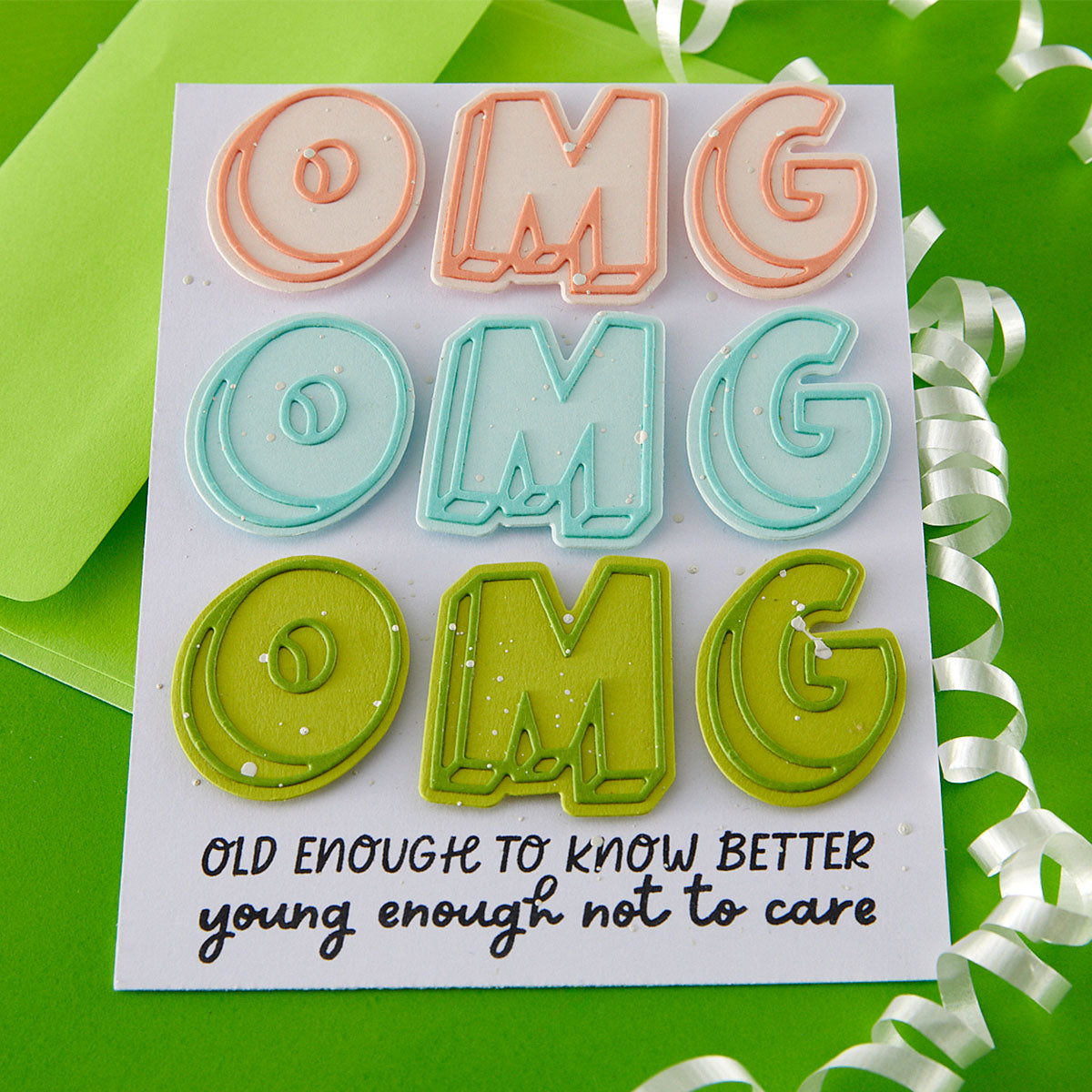 Spellbinders OMG Etched Dies
