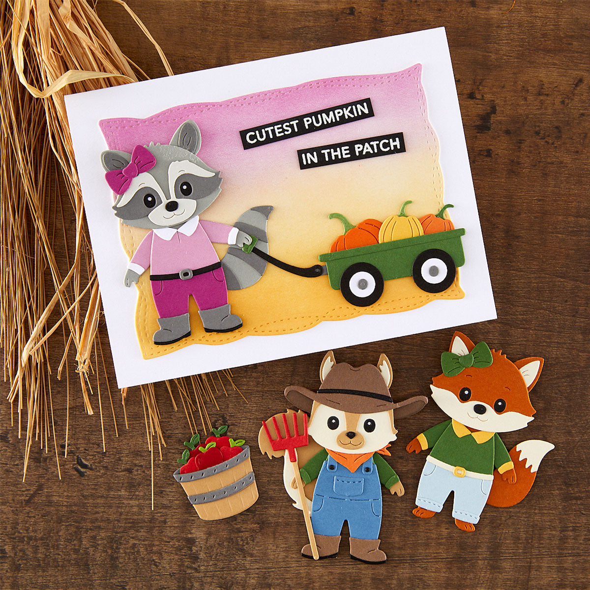 Spellbinders Harvest Style Etched Dies by Allison Frazier S3-591