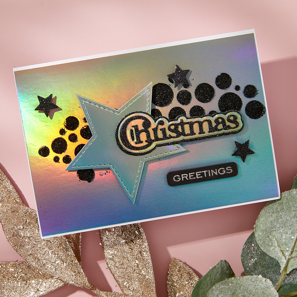 Spellbinders Essential Stars Etched Dies from the All About Christmas Collection by Lisa Horton