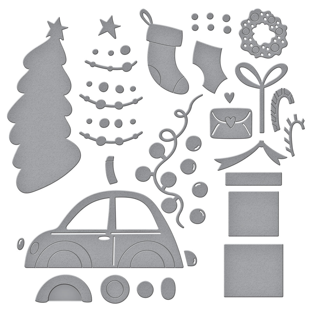 Spellbinders Yuletide Ride Etched Dies from the Wonderland Collection