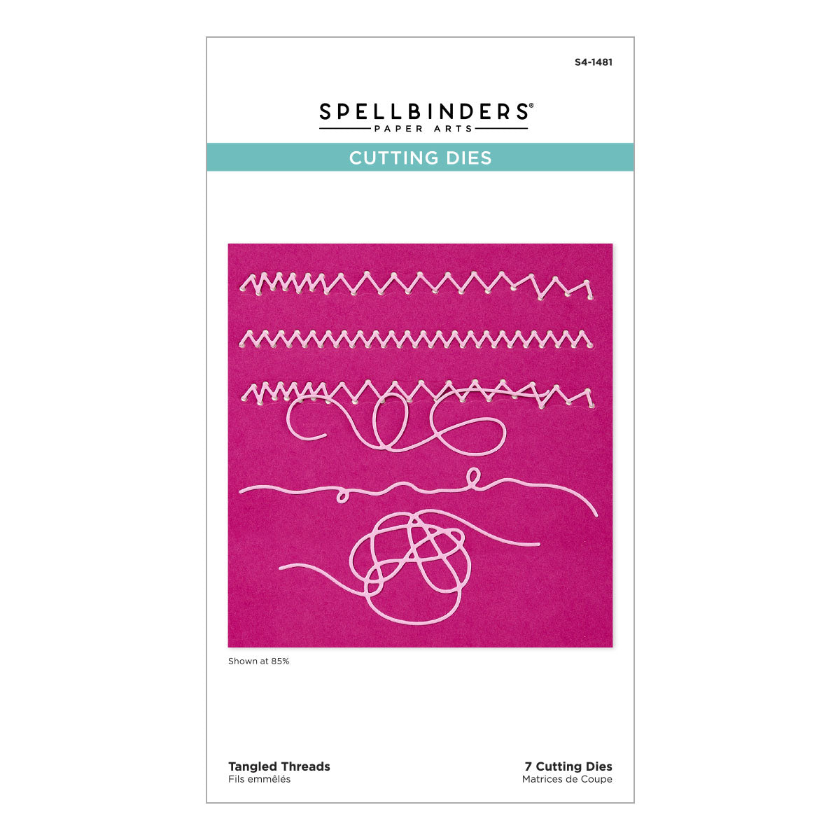 Spellbinders Tangled Threads Etched Dies from the Beautifully Imperfect Collection