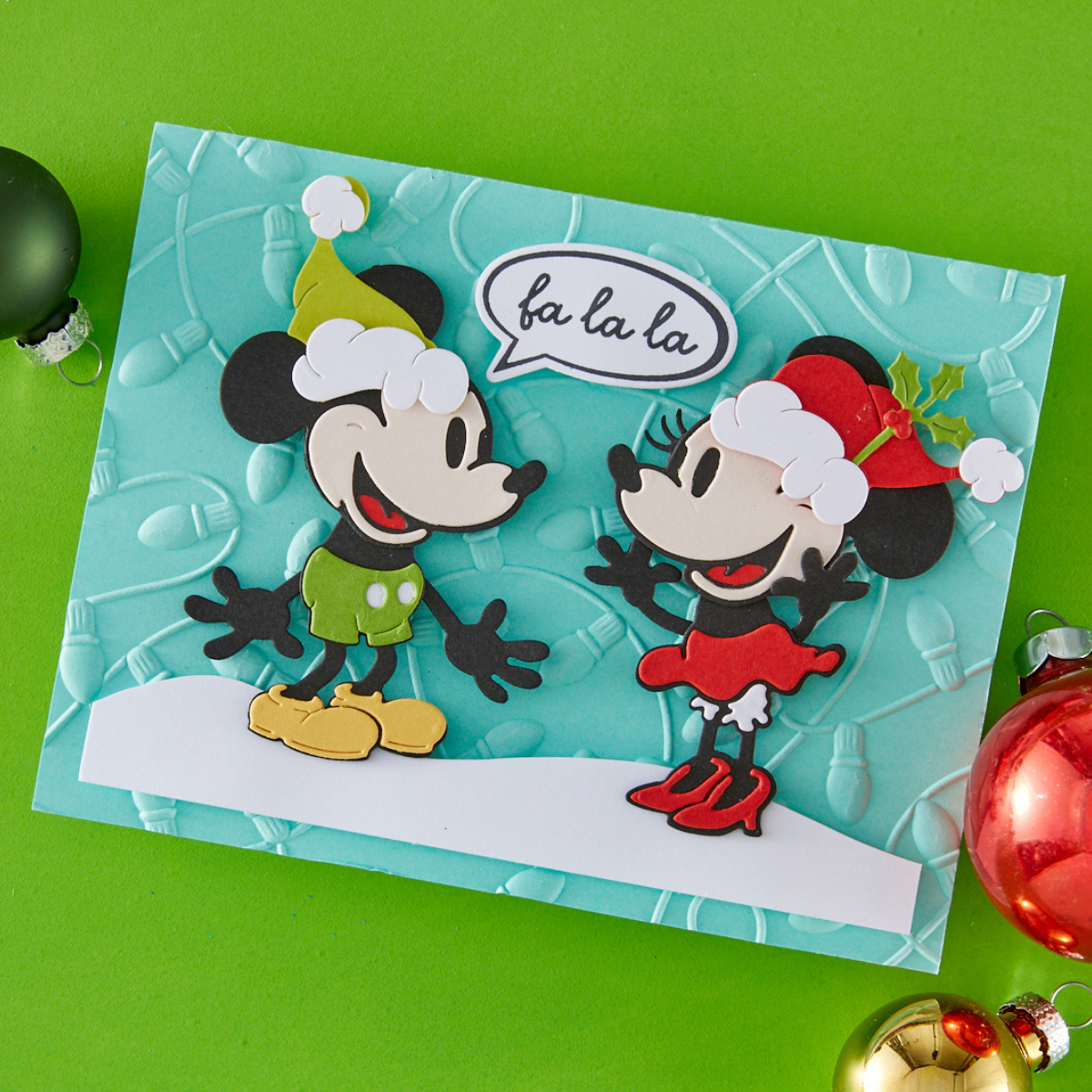 Spellbinders Classic Mouse Christmas Embellishments Etched Dies from the Say Cheese Classic Mouse Christmas Collection