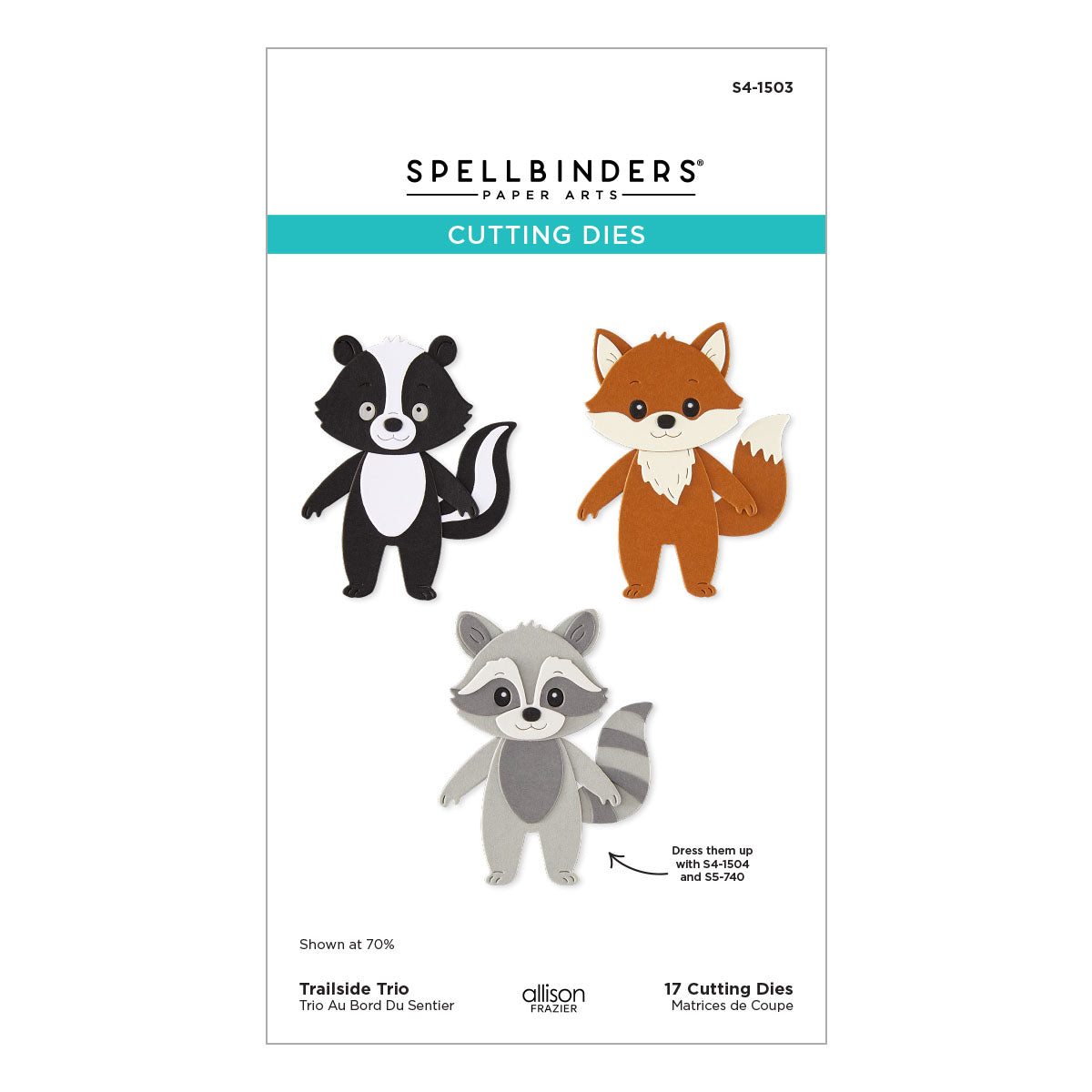 Spellbinders Trailside Trio Etched Dies