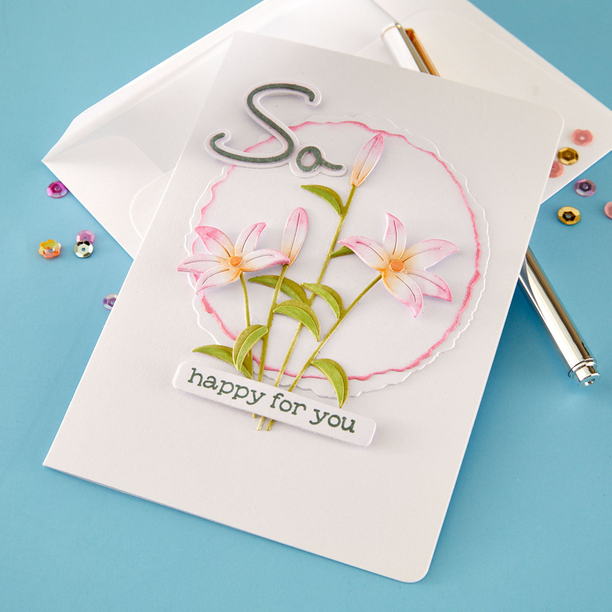 Spellbinders Stargazers Etched Dies by Lisa Horton
