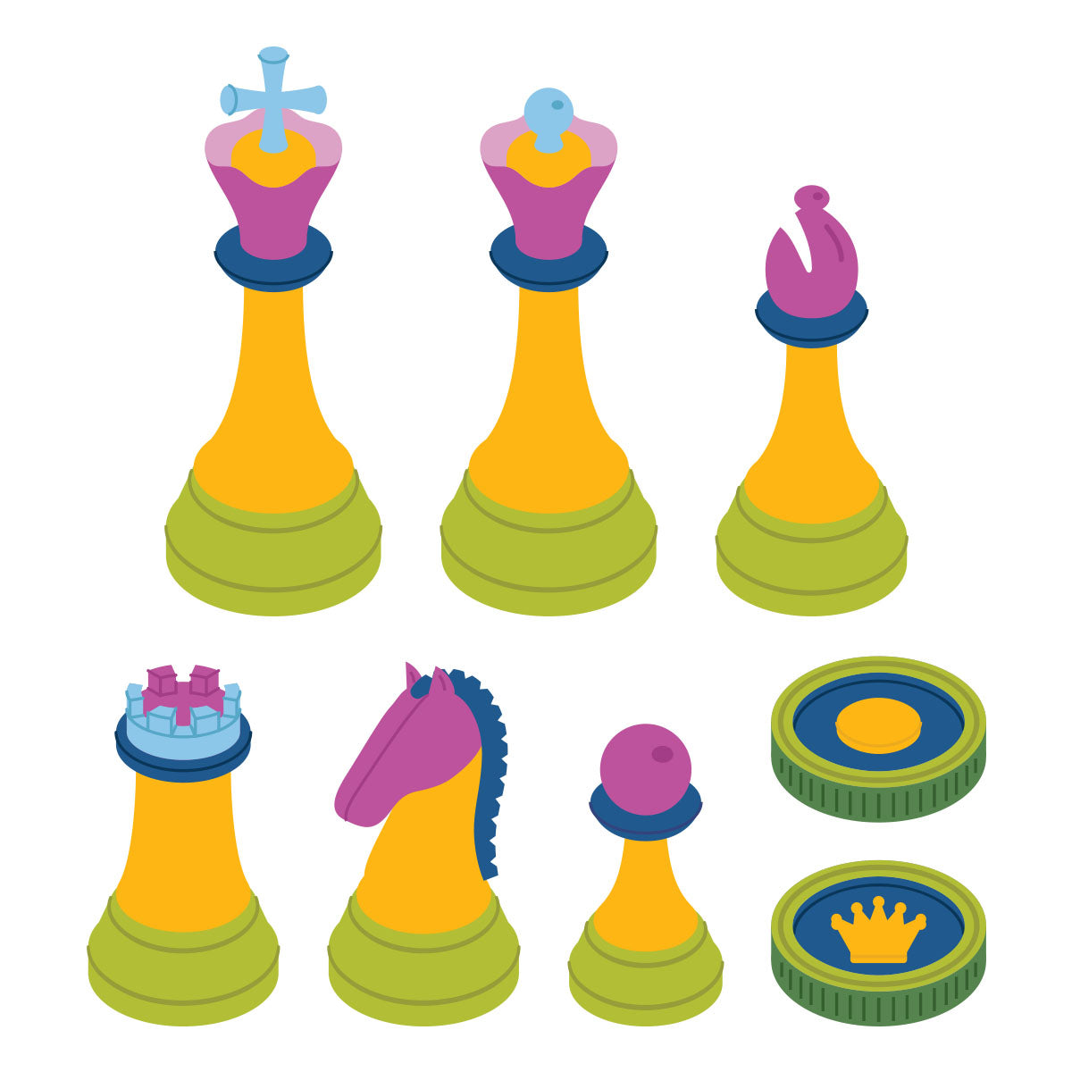 Spellbinders Chess & Checkers Etched Dies