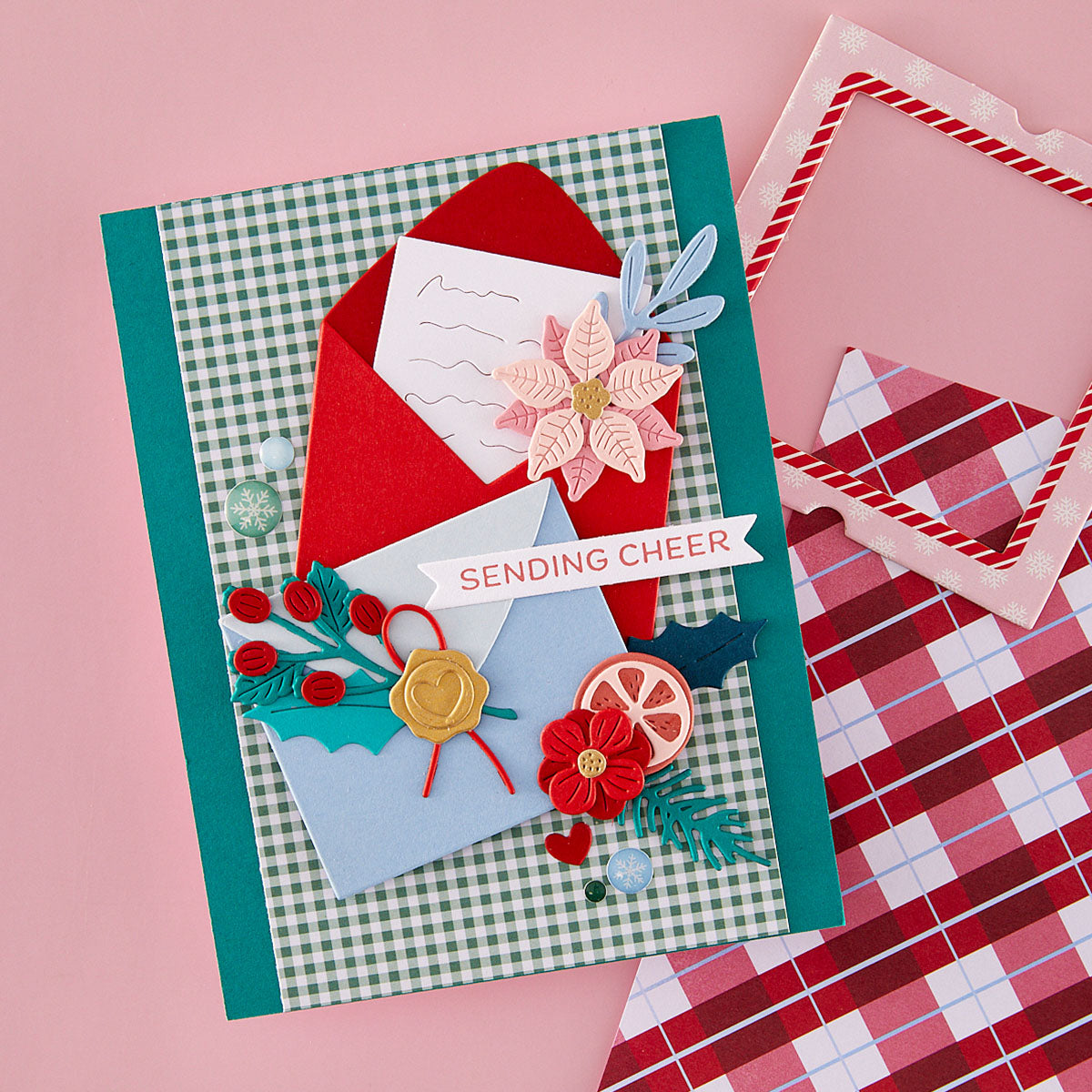 Spellbinders Happy Post Envelope Etched Dies S4-1548