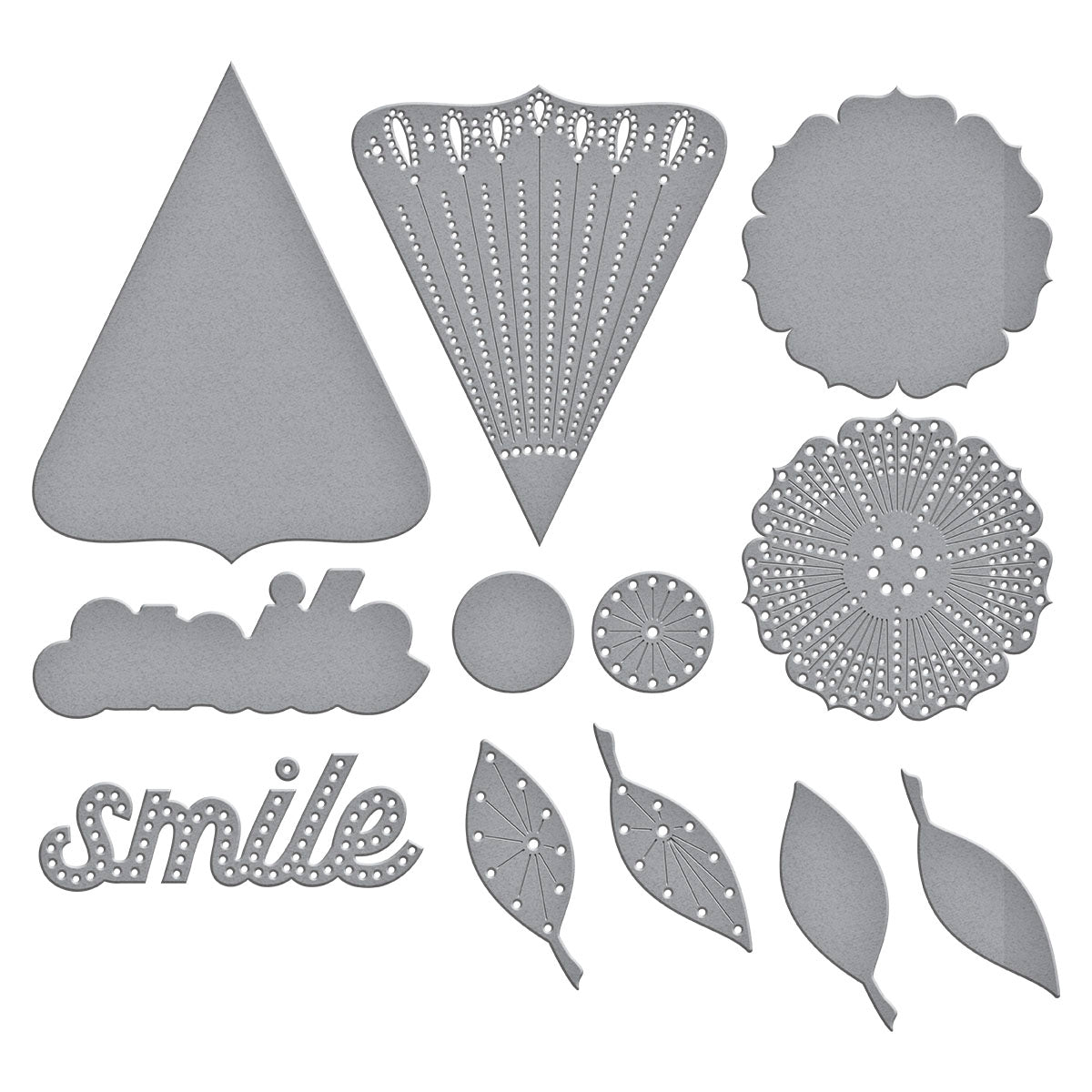 Spellbinders Stitched Petal Bloom Etched Dies from the Storytelling by Spellbinders Collection