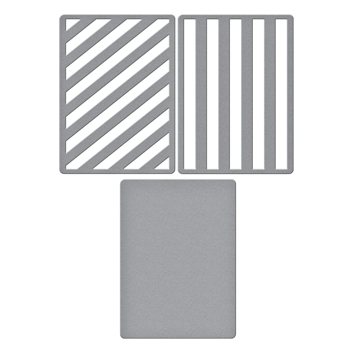 Spellbinders Lots of Stripes Etched Dies from the All About Christmas Collection by Lisa Horton