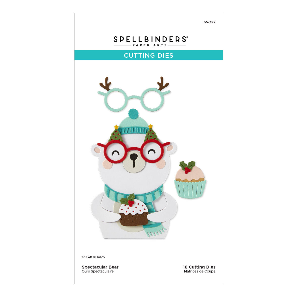 Spellbinders Spectacular Bear Etched Dies - S5-722