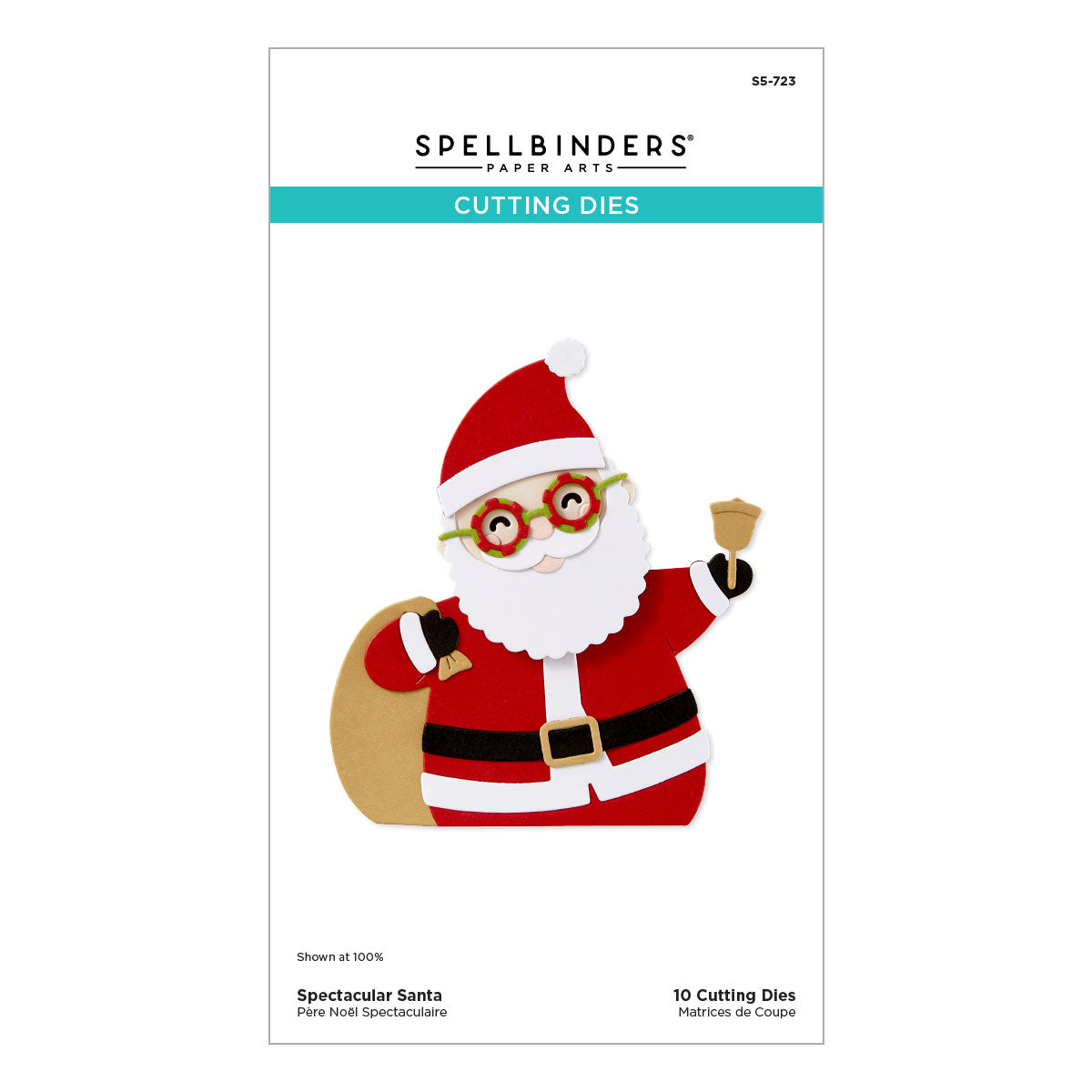 Spellbinders Spectacular Santa Etched Dies S5-723