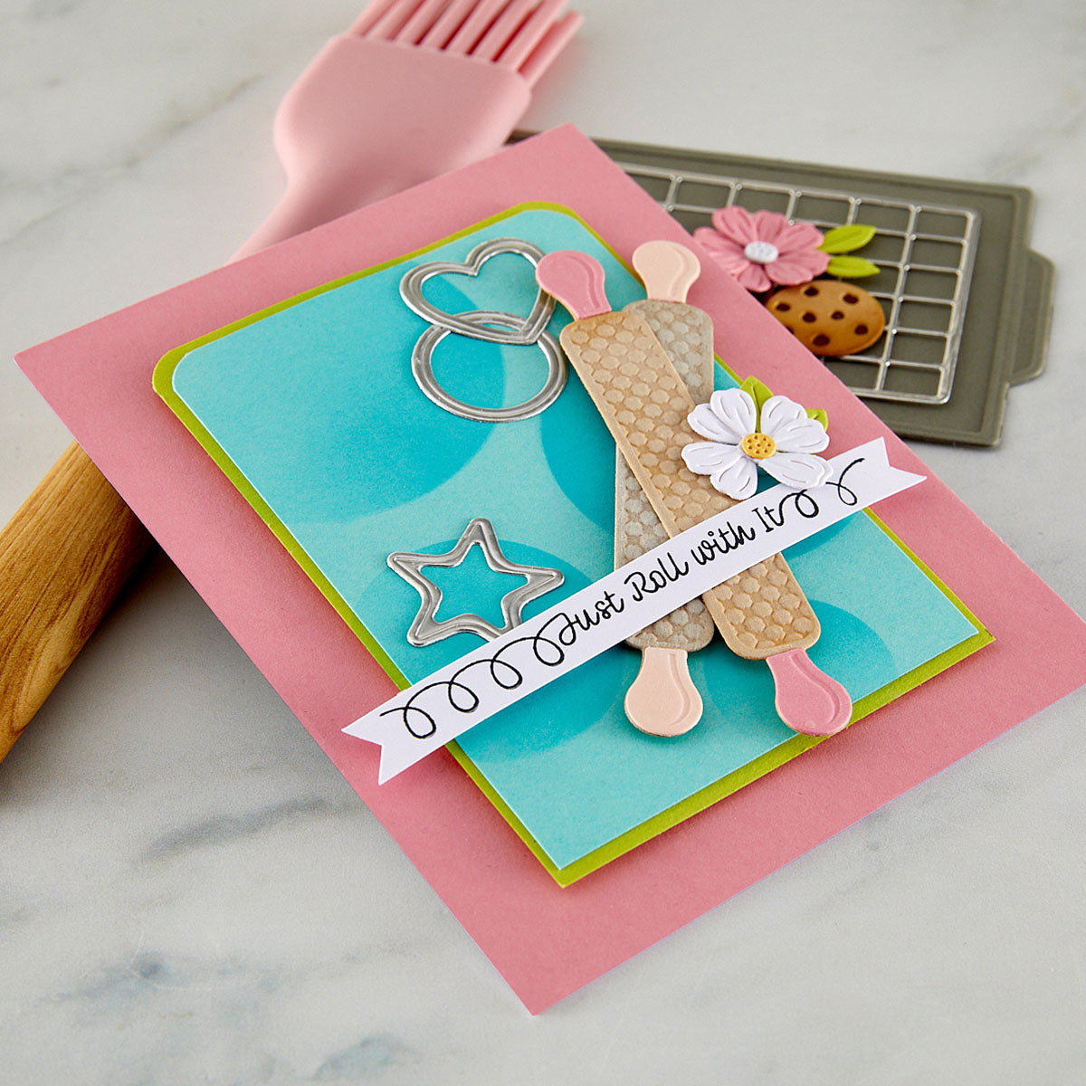 Spellbinders Fluff, Frost & Roll Etched Dies (Tina Smith)