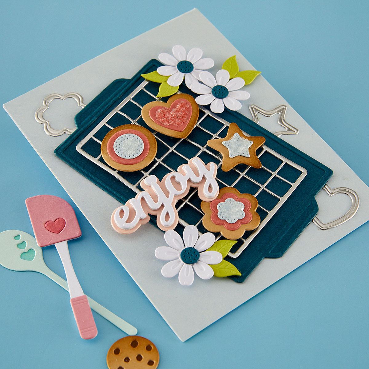 Spellbinders Cool It Cookie Rack Etched Dies (Tina Smith)