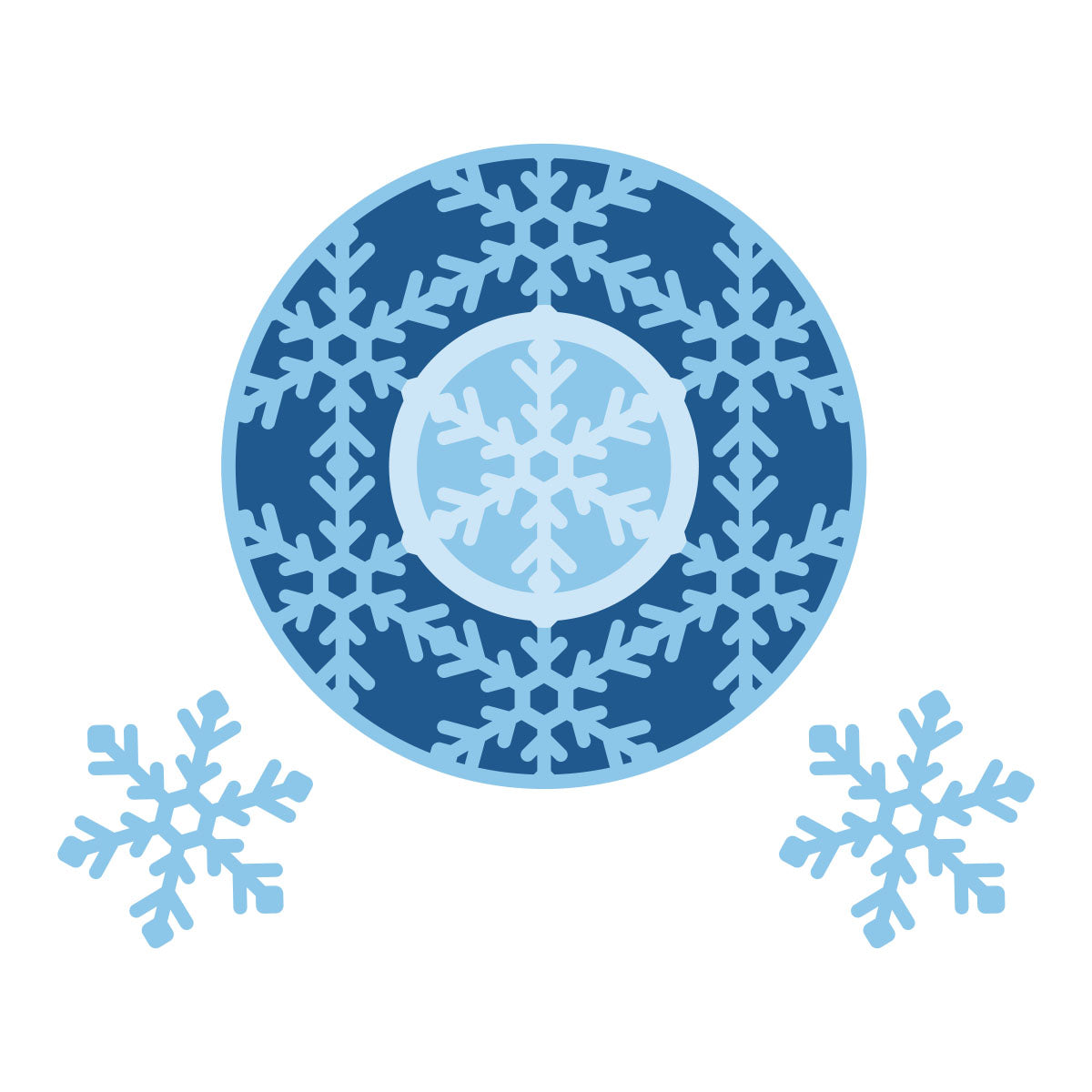 Spellbinders Snowflake Wreath Etched Dies by Lisa Horton - S5-763