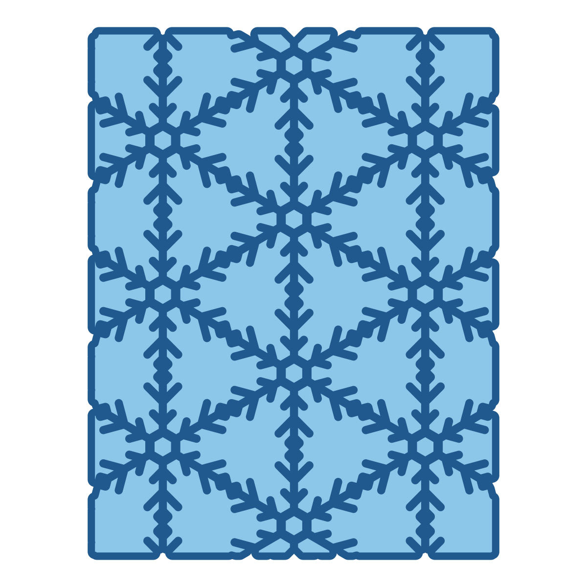 Spellbinders Snowflake Background Etched Dies by Lisa Horton - S5-764