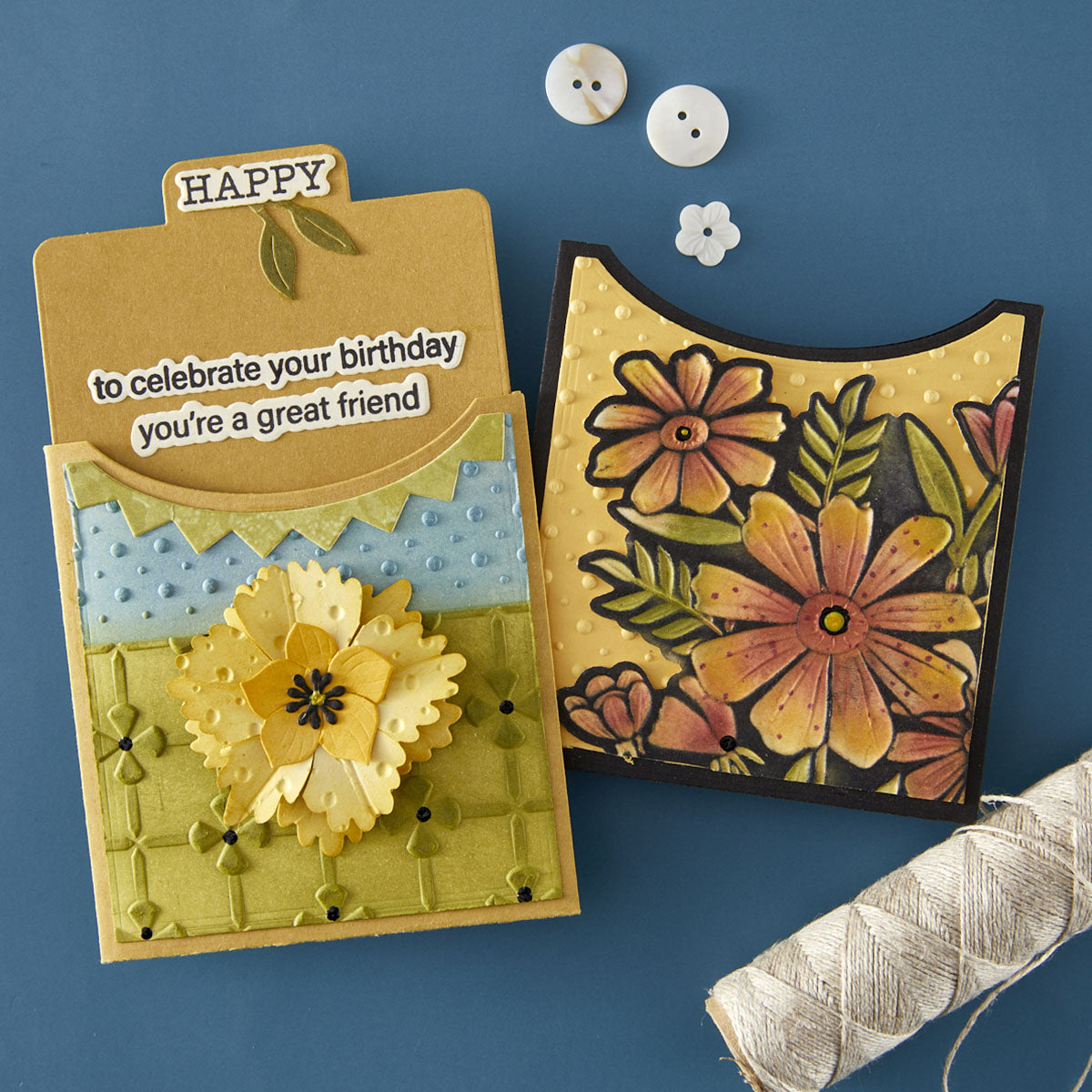Spellbinders Essential Envelope Every Day Add-Ons Etched Dies from the Tabbed Classics Collection by Wendy Vecchi