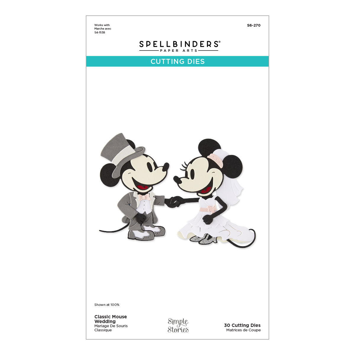 Spellbinders Classic Mouse Wedding Die Bundle