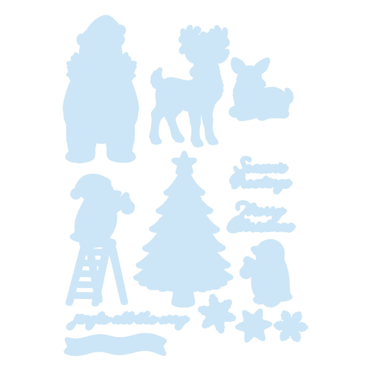 Spellbinders Polar Friends Stamp & Die Bundle by Simon Hurley