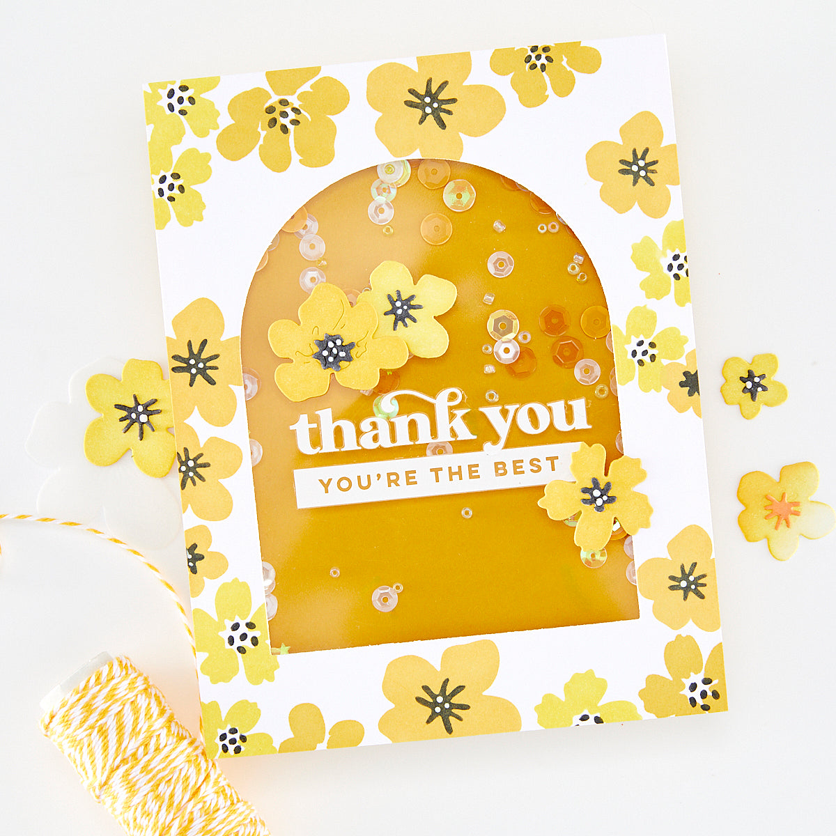 Hero Arts Floral Frame Layering Stencil Set