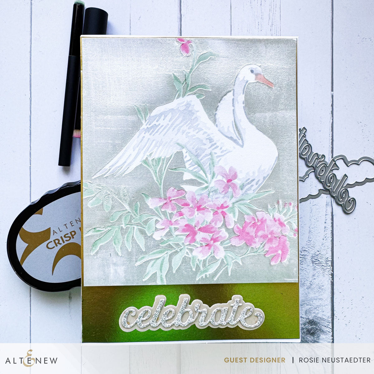 Altenew Stencil Art: Swan Serenade Layering Stencil Set (6 in 1)