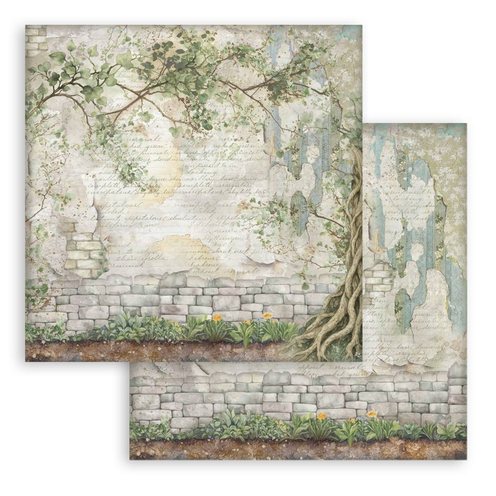 Stamperia Herbarium Silvae 12ร12 Maxi Backgrounds (SBBL180)