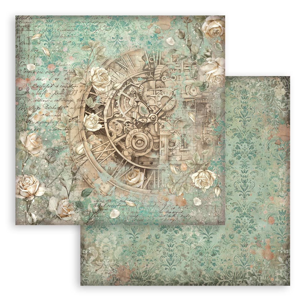 Stamperia Gardens of Time 12x12 Maxi Background (SBBL186)