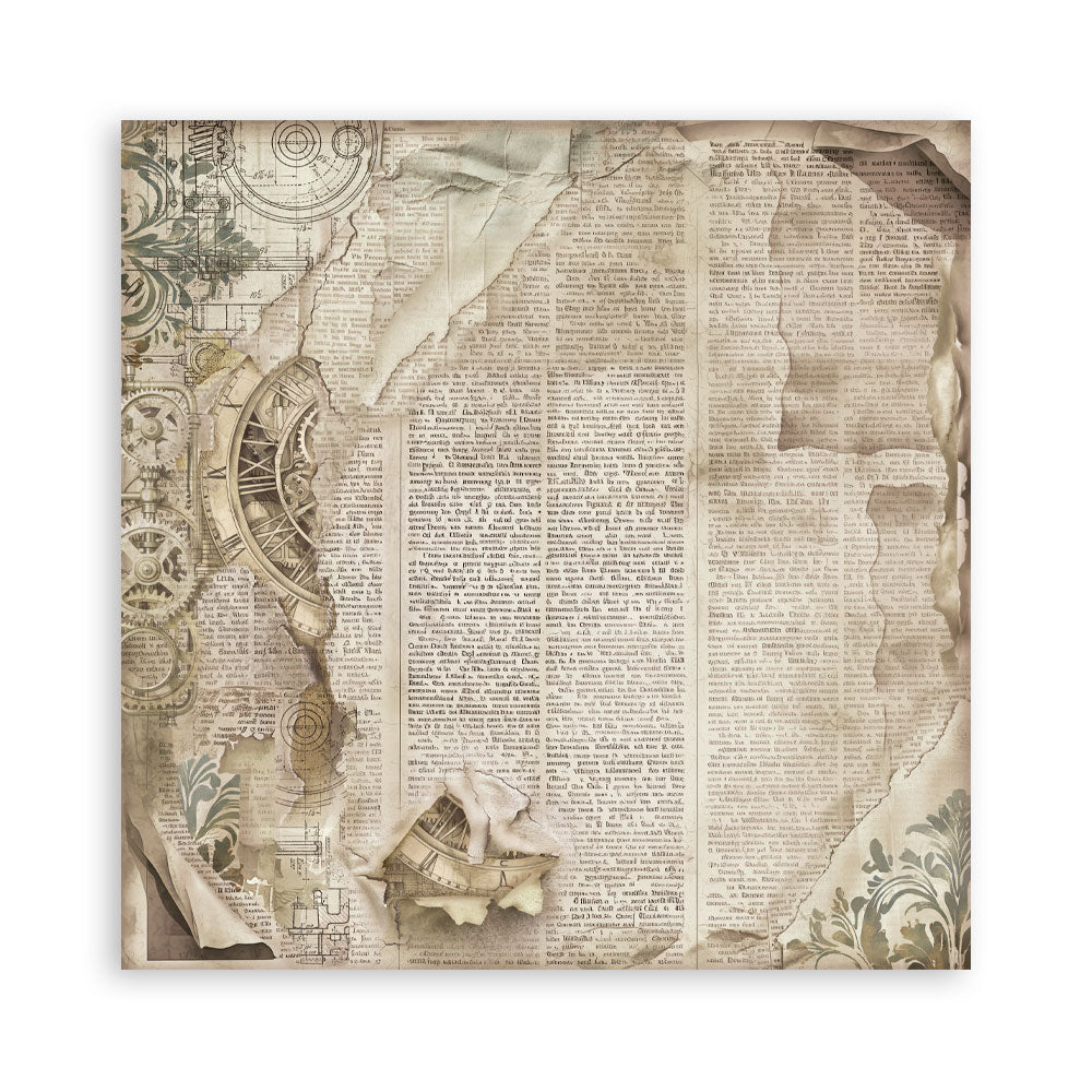 Stamperia Gardens of Time 12x12 Maxi Background (SBBL186)