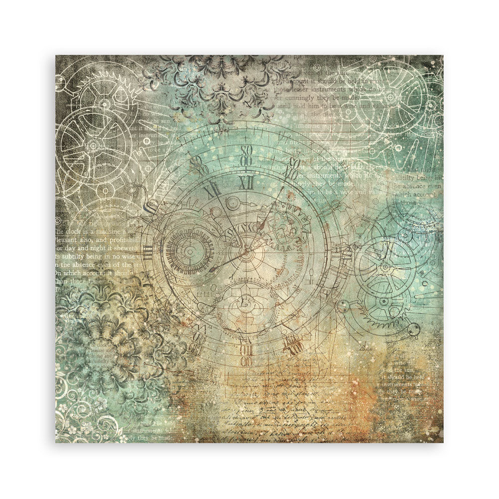 Stamperia Gardens of Time 12x12 Maxi Background (SBBL186)
