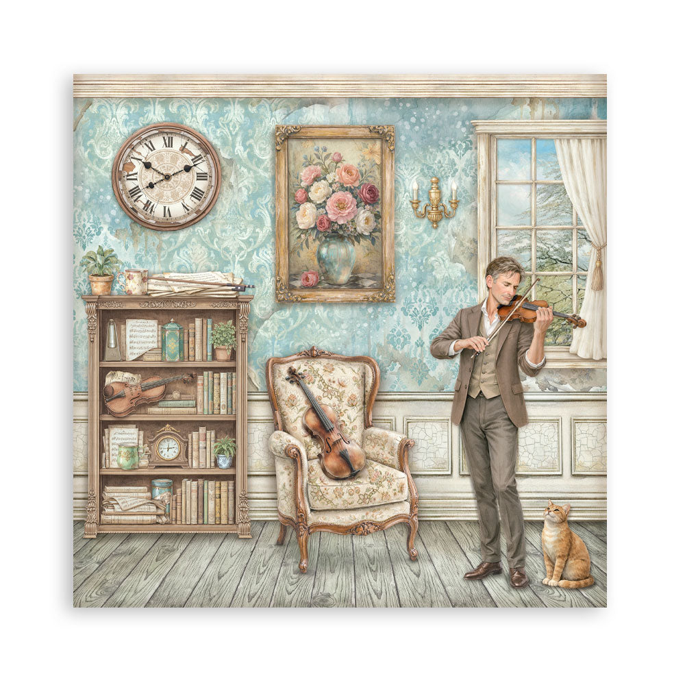 Stamperia Symphony 12x12 Inch Paper Pack by Sara Alcobendas (SBBL188)