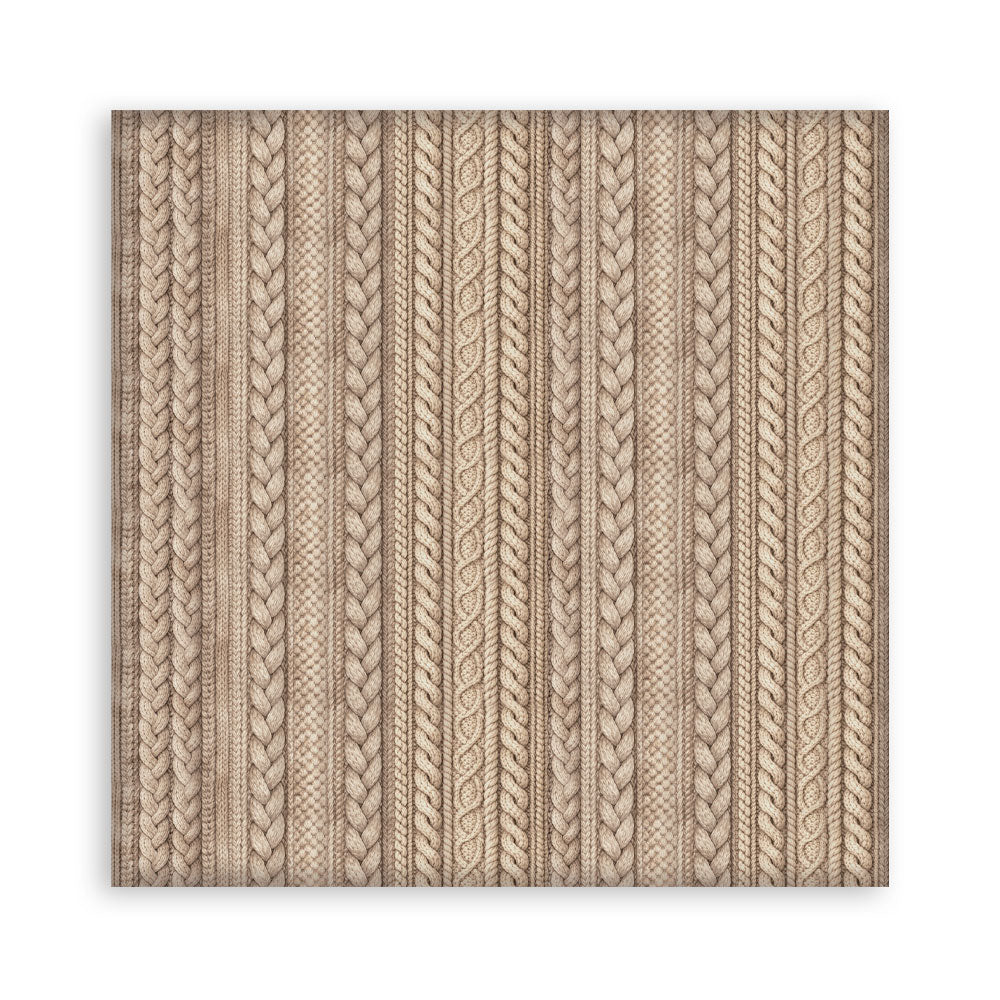 Stamperia White Christmas 12 x 12 Inch Maxi Background Paper Pack by Cristina Radovan - SBBL191