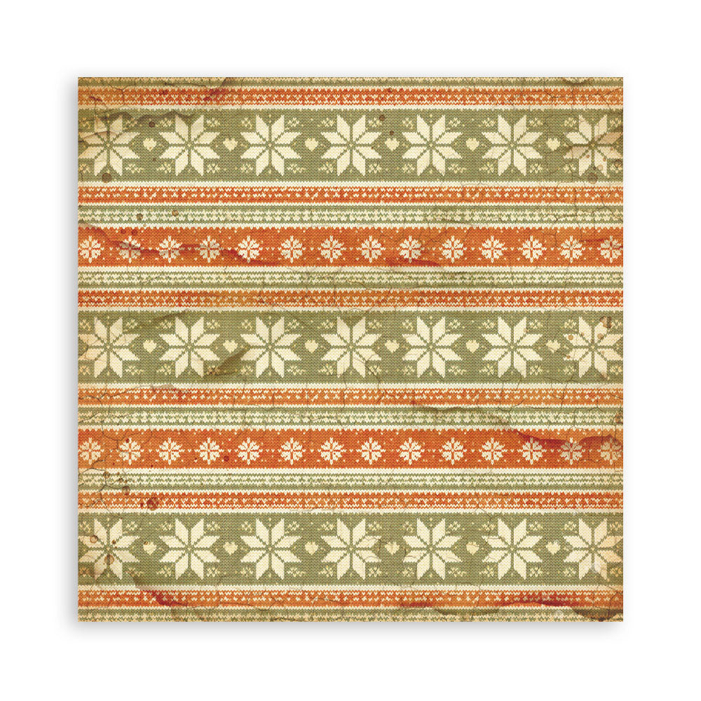 Stamperia Silent Night 12 x 12 Inch Maxi Background Paper Pack - SBBL193