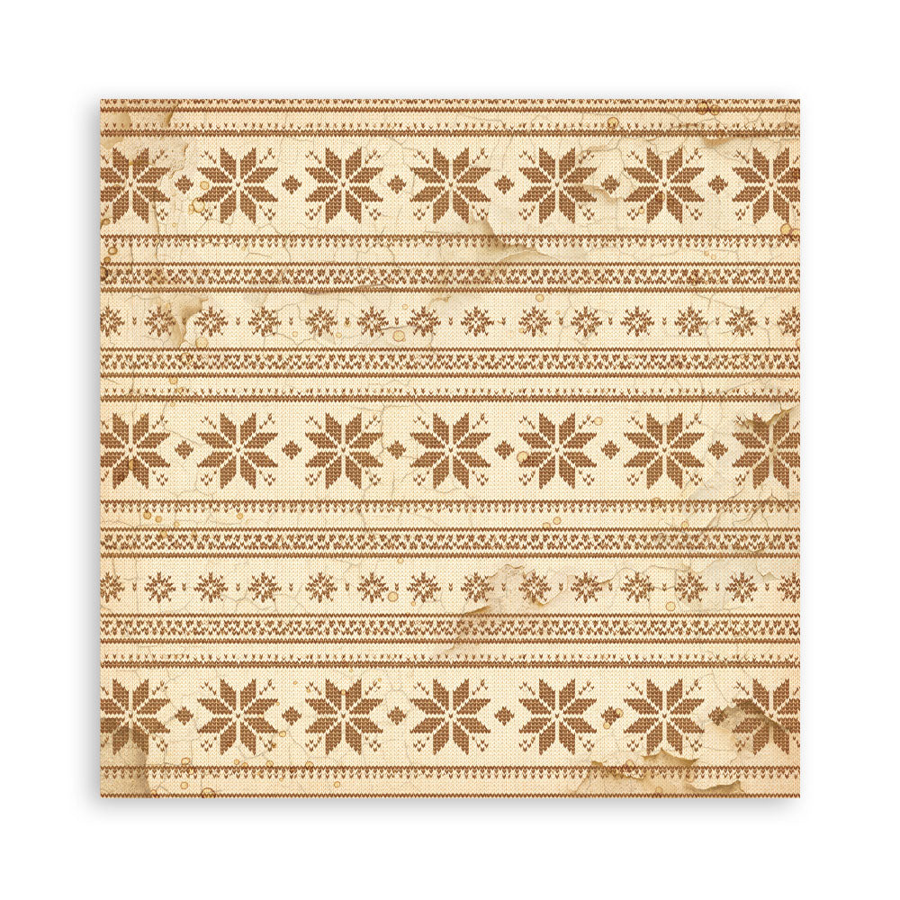 Stamperia Silent Night 12 x 12 Inch Maxi Background Paper Pack - SBBL193