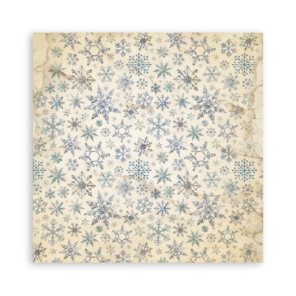 Stamperia Silent Night 12 x 12 Inch Maxi Background Paper Pack - SBBL193