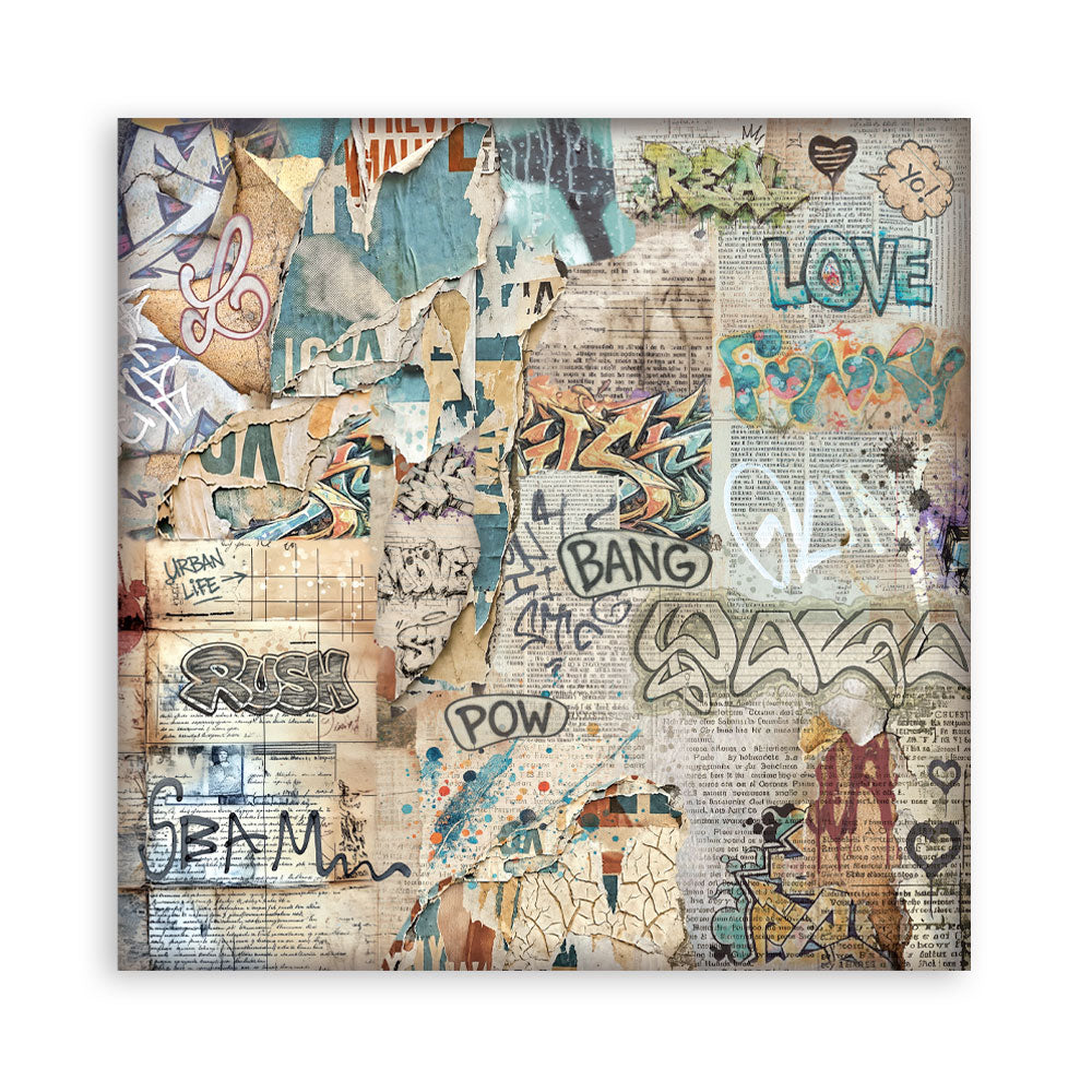 Stamperia Furry Friends 2 12x12 Inch Paper Pack Maxi Background Selection by Antonis Tzanidakis - SBBL195