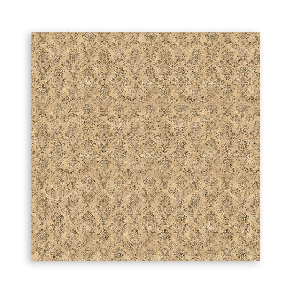Stamperia Scrapbooking Pad 10 sheets cm 30,5x30,5 (12"x12") - Old Lace