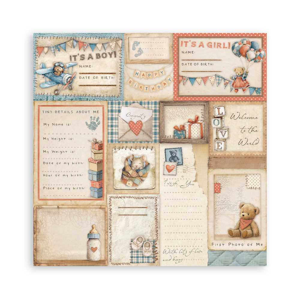 Stamperia Baby 12×12 Inch Mini Pad (SBBM001)