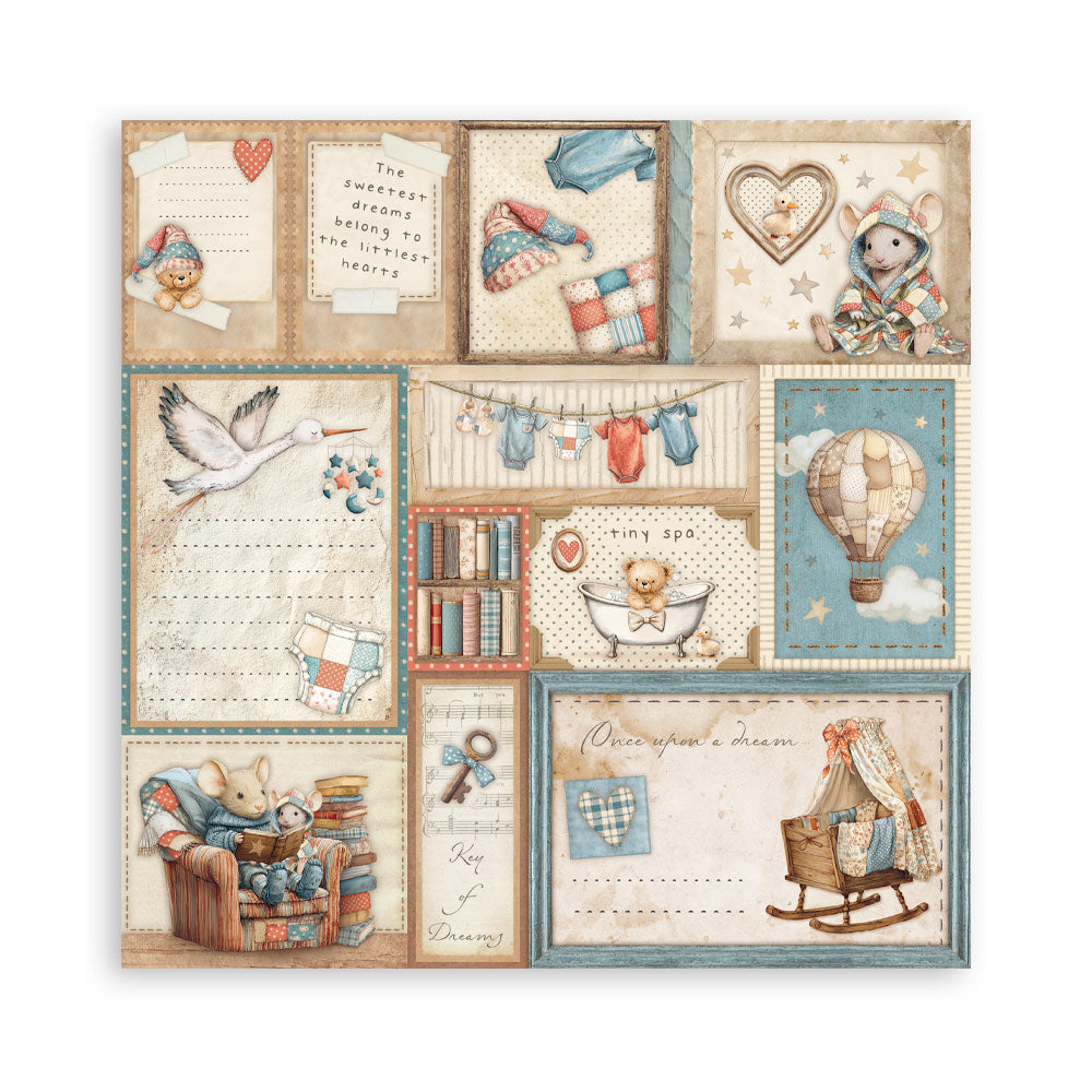 Stamperia Baby 12×12 Inch Mini Pad (SBBM001)