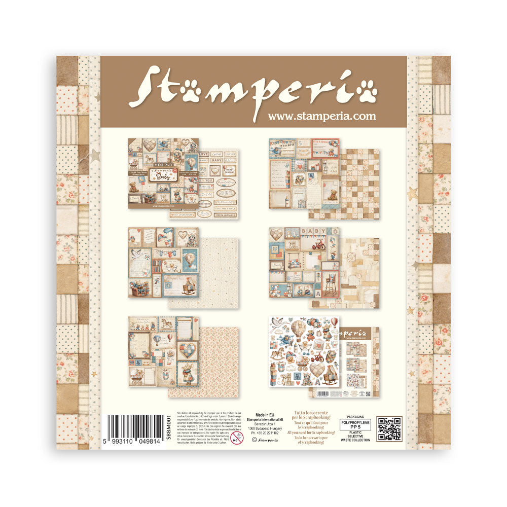 Stamperia Baby 12×12 Inch Mini Pad (SBBM001)