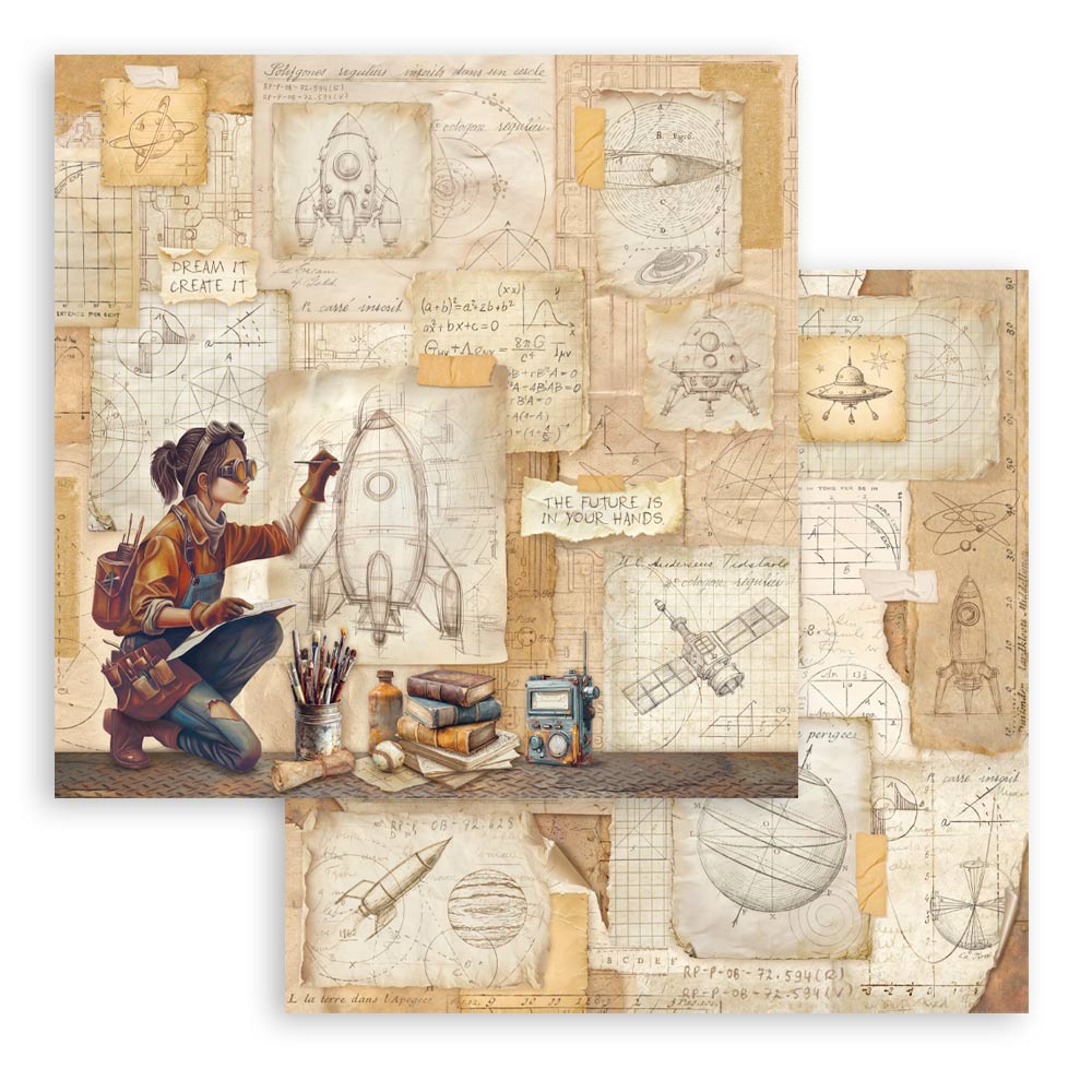 Stamperia A New Beginning 8x8 Inch Paper Pack Double Face (SBBS140)