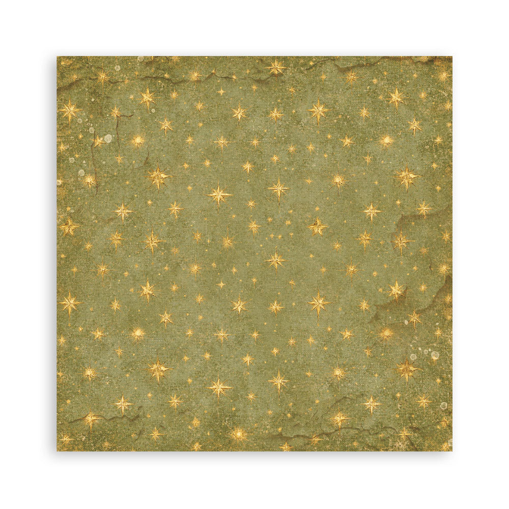 Stamperia Silent Night 8 x 8 Inch Maxi Background Paper Pack - SBBS149