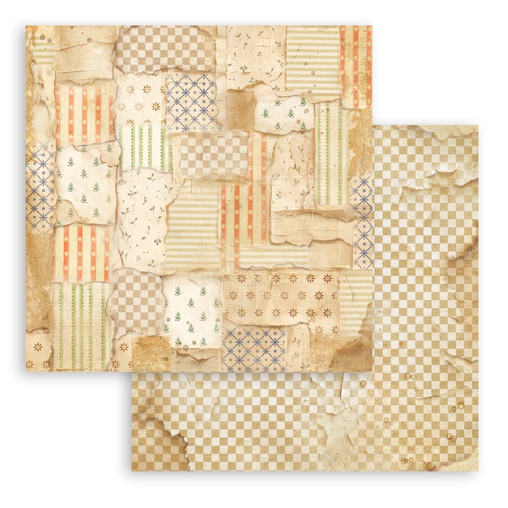Stamperia Silent Night 8 x 8 Inch Maxi Background Paper Pack - SBBS149