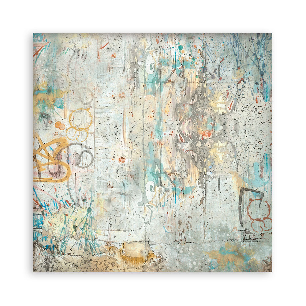 Stamperia Furry Friends 2 8x8 Inch Paper Pack Maxi Background Selection by Antonis Tzanidakis - SBBS151