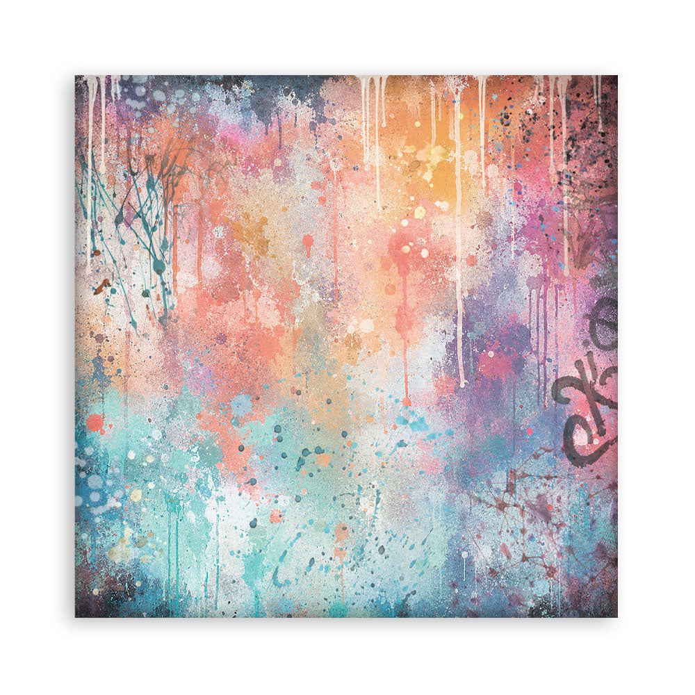 Stamperia Furry Friends 2 8x8 Inch Paper Pack Maxi Background Selection by Antonis Tzanidakis - SBBS151