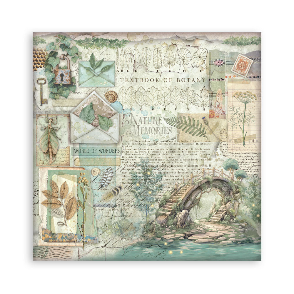Stamperia Herbarium Silvae 8×8 Maxi Paper Pack Single Face (SBBSXB20)